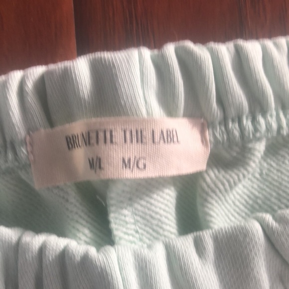 1 LEFT ❗️SET🌟BRUNETTE THE LABEL BEST FRIEND HIGH RISE JOGGER & CREW - Picture 5 of 7